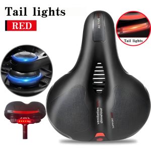 High-quality Leather Mountain Bike Seat with Anti-slip Honeycomb Design. Comfortable Riding Seat. Suitable for Outdoor Cycling.