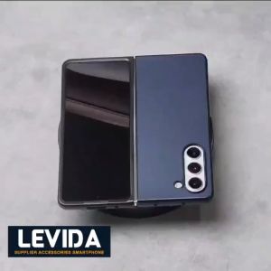 Hardcase Leather Matte Case Samsung Z Flip 3, 4 & 5 & Oppo Find N2 Flip