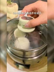 SOIKOI Multifunctional Electric Cooker Turtle Pot Small All-in-One Pot Household Dormitory Electric Hot Pot Small Green Pot