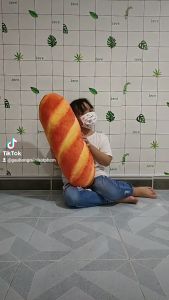 GỐI NẰM CHO BÉ  HÌNH BÁNH MÌ GỐI ÔM CHO BÉ SƠ SINH GỐI ÔM 3D SIÊU MỀM MỊN CAO CẤP GIÁ RẺ