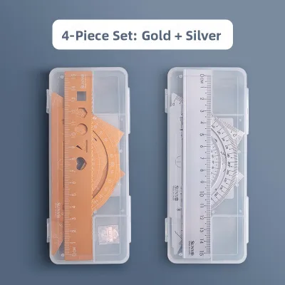 SHUMU | Attractive Metal Ruler Set