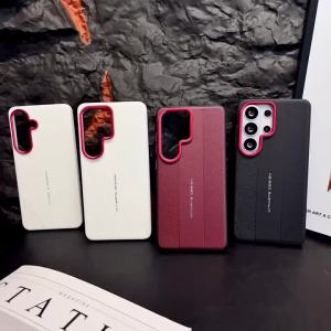 Anti-Slip Textured Phone Case For Samsung Galaxy S26 S25 S24 Ultra Plus Edge Slim Shockproof Case Protective Phone Cover Capa
