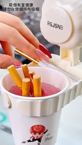 Rak Cangkir Jepit Meja Portable Tempat Gelas dan Botol Tanpa Bor Dapat Diputar 360° untuk Kantor & Kamar