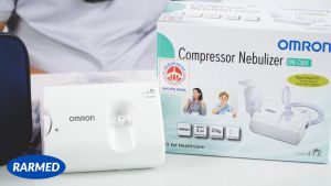 Máy xông khí dung mũi họng Omron NE-C801 viêm mũi dị ứng phế quản hô hấp
