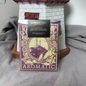 KARMAKAMET Essential Oil Aromatherapy Bookmarks Car Freshener Wallet Clip Air Purifying Fragrance Carried in Automobile And Wallet