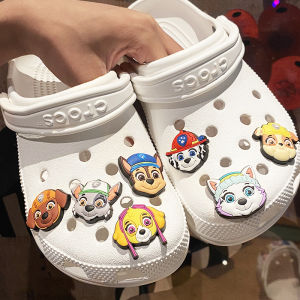 Crocs Accessories Hole Shoe Flower Decorative DIY Detachable Cartoon Shoe Buckle Adorable Doggies Design Shoe Parts Decoration