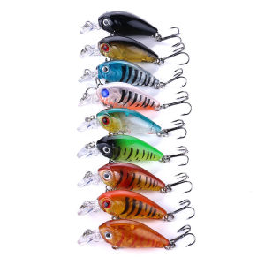1pcs 4g 4.5cm Mini Wobblers Crankbait Fishing Lure Artificial Bait Hard Floating Wobbler for Fish Bass Fishing Tackle