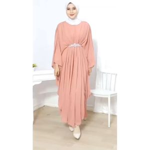 Kaftan Original Swarovski Busui Friendly Ceruty Babydoll Jumbo COD