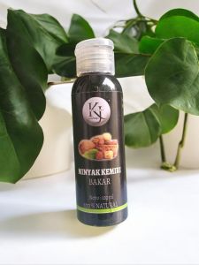 BUY1 GET1 Minyak Kemiri Bakar Asli 100% Original 100ml X2pcs