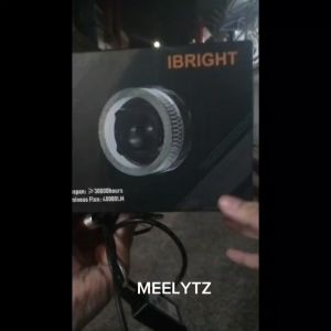 Projie Biled Crystal Ibright ZE 2XB Body Black Bulat 3.5Inc Di Lengkapi Kipas Pendingin