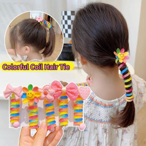 Korean Style Pony Tail For Kids Spiral Hair Tie Girl Ponytail Hair Rope Fashion Scrunchies