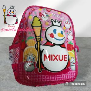 Tas anak perempuan karakter mixsue PAUD TK SD lampu LED murah awet
