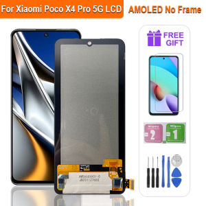 6.67 Super AMOLED LCD For Poco X4 Pro 5G LCD For Xiaomi Poco X4 Pro LCD 2201116PG Display Touch Screen Digitizer Assembly Part
