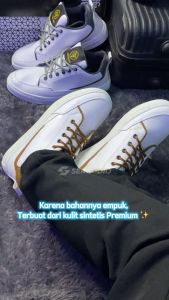 Alberdikari 37-44 White Cream Sepatu Sneakers Pria SVD04
