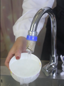 ตัวกรองน้ำ กรองสิ่งสกปรก สำหรับฝักบัวหรือวาล์วน้ำก็ได้ ติดตั้งง่าย สะดวก รวดเร็ว แข็งแรง ทนทาน