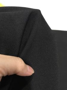 vải cotton lụa hàn quốc  màu đen co dãn nhẹ không nhăn _( khổ 1m5) may đầm váy quần vest vv