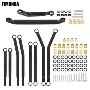 Bộ Liên Kết Nhôm 1/30 Axial SCX30 Dành Cho Bộ Chuyển Đổi Xe Hoàn Chỉnh Bronco K10 Wrangler - Phụ Tùng Nâng Cấp Xe RC Chất Liệu Nhôm