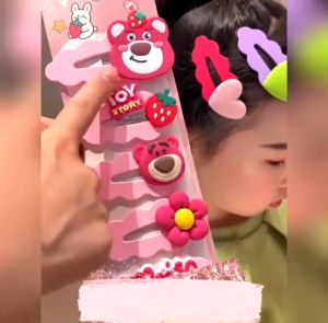 Set 5 kẹp hoạt hình disney phong cách Hàn cho bé siêu yêu