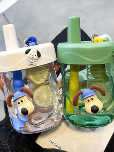 Cốc Đựng Đồ Ăn Uống Thể Thao Cao Cấp Có Van Chui Dễ Thương Có Thể Chịu Nhiệt Độ Cao Dùng Cho Văn Phòng Và Học Sinh