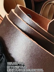 Pure Cowhide Belt Straps No Hole No Tooth Automatic Buckle Extra Long Waist Belt Wide No Buckle Narrow Belt Brown Yellow