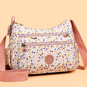 กระเป๋าผ้าไนลอนกันน้ำสำหรับผู้หญิง กระเป๋าสะพายไหล่ผ้าแคนวาส กระเป๋าสะพายข้าง Oxford Cloth กระเป๋าแม่ กระเป๋าแฟชั่นสำหรับผู้หญิง