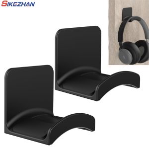 2pcs Wall-mounted Earphone Holders - Plastic Practical HooksEasy To Install No Need To Punch HolesSuitable for Earphones