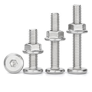 Yi Se Dian Zi | 304 Stainless Steel Flat Head Chamfered Hex Socket Screws and Nuts Set