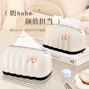 Spring Loaded Plastic Tissue Box Living Room Coffee Table Desktop Storage Box No Drilling Required Drawstring Tissue Box