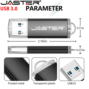 Jaster | JASTER Business Gift USB 3.0 Flash Drives 128GB High Speed Memory Stick 64GB Real Capacity Pen Drive 32GB 16GB 8GB 4GB U Disk