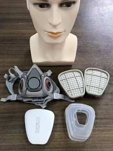 COD KIRIM CEPAT TaffGUARD Masker Gas Respirator Full Face KN95 - 6200