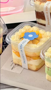 Bayar Di Tempat - Stiker Segel Kemasan Floral / 100 PCS Stiker Segel Kemasan / Stiker Seal Box Makanan