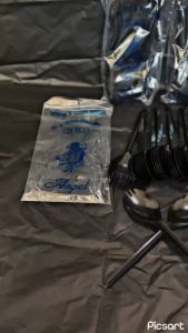 SPORK HITAM ISI 25 PCS/SENDOK GARPU HITAM ISI 25 PCS TERMURAH
