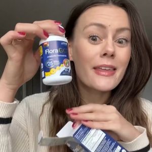 LABO Nutrition FloraGG 25 Billion CFU Lactobacillus rhamnosus GG Probiotics with Sunfiber for Immune Recovery Digestion Gut Skin Health Weight Slimming & Bowel Movement • Made in Japan •  60 Capsules