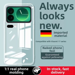 DAOWAIREN | Ultra-thin Full-coverage Shockproof Simple Style Silicone Phone Case for Xiaomi 17 Pro Max