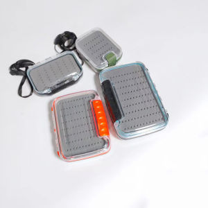 Fly fishing gear storage box is used to store fly hooks fur hooks small sequins lure boxes fish hook sorting boxes