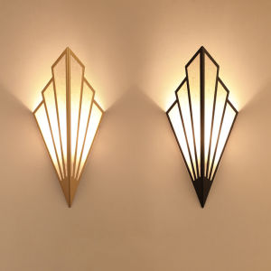 Nordic modern Creativity G9 LED wall lamp Triangle shape for bedroom living room study lighting fixture corridor stairs light
