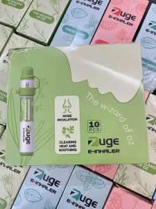 [READY STOCK]‼️✅Authentic Authorized☑️New flavour🌱❄️🍊🧊 10pcs can MIX flavour✅ZUGE Inhaler Wholesale☑️ZUGE wholesale