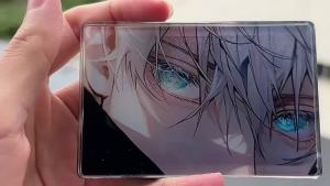 Bandai | Mô Hình Acrylic Cát Lỏng Gojo Satoru Jujutsu Kaisen Đồ Trang Trí Anime Vật Phẩm Trưng Bày Bàn Làm Việc Quà Lưu Niệm Sưu Tầm