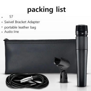 Good 57 Metal Cardioid Dynamic Microphone For Stage Singing Professional Wired Microphone  Karaoke BBOX Recording Vocal