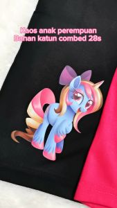 Kaos Anak Perempuan HH Kids Katun Combed Adem & Lembut