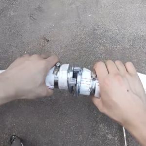 Garden Hose Repair Repairer Aluminum Pipe Fitting Hose Quick Connector With Clamp Agriculture Irrigation Accessories
