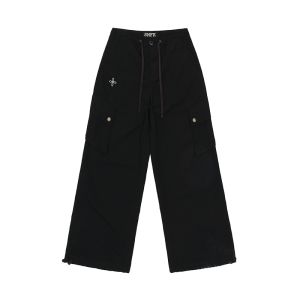 SMFK | Wang Yuwen Same Style Phantom Classic Wide Leg Utility Trousers