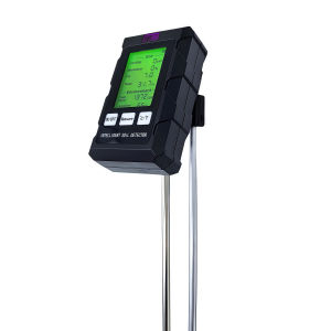 Máy Đo Đất Kỹ Thuật Số 6 Trong 1 Nâng Cấp Dành Cho Trồng Trọt Trong Vườn - Máy Đo Độ pH Độ Ẩm Độ Phì Nhiêu Nhiệt Độ Độ Ẩm Không Khí Độ Sáng Đa Chức Năng