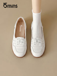 15MINS | Lace-up Comfortable Loafers