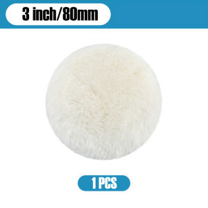 3/4 Inch Sheep Wool Polishing Pad Hook And Loop Buffing Wheel for Car Paint Scratch Repair Furniture Metal Jade Polishing