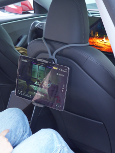 OATSBASF Car Rear Seat Tablet Holder / Lazy Hanging Neck Phone Stand/Photography Stand for Car Sport Seats Tesla Car Rear Seats/SUV Car