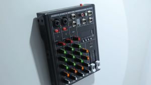 Professional Audio Mixer 4-Channel Equilibrium-3EQ Stereo output  Bluetooth/MP3 Effect/Recording/delay