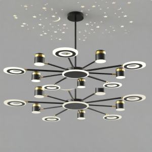 ZAGE | Dreamy Starry Sky Ceiling Light for Living Room and Bedroom 3 Color Changing Luxury Smart