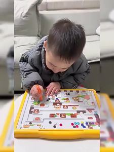 BABYSHOME | Magnetic Maze Writing Board Logical Thinking Training Toy