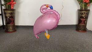 ลูกโป่งสัตว์เดินได้ ลูกโป่งฟอยล์อลูมิเนียม 3D สําหรับตกแต่งงานปาร์ตี้วันเกิด